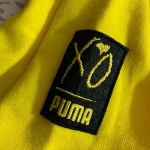 THE WEEKND XO x PUMA YELLOW OVERSIZED HOODIE